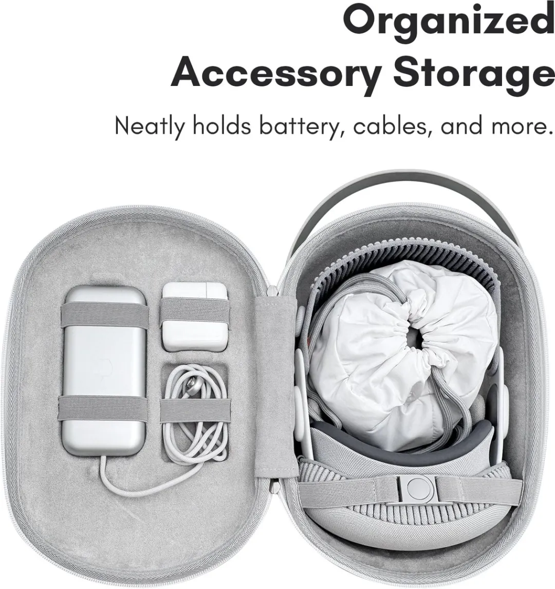Macally VPCASE Beschermhoes Apple Vision Pro - Wit