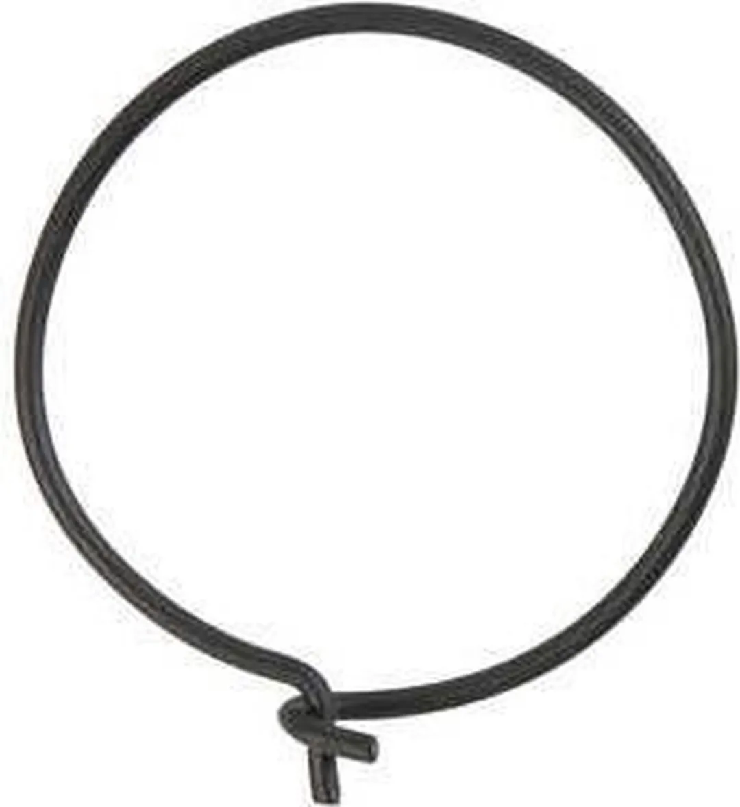 Creativ Company Creotime Oorbellen 20mm - 8 Stuks Zwart