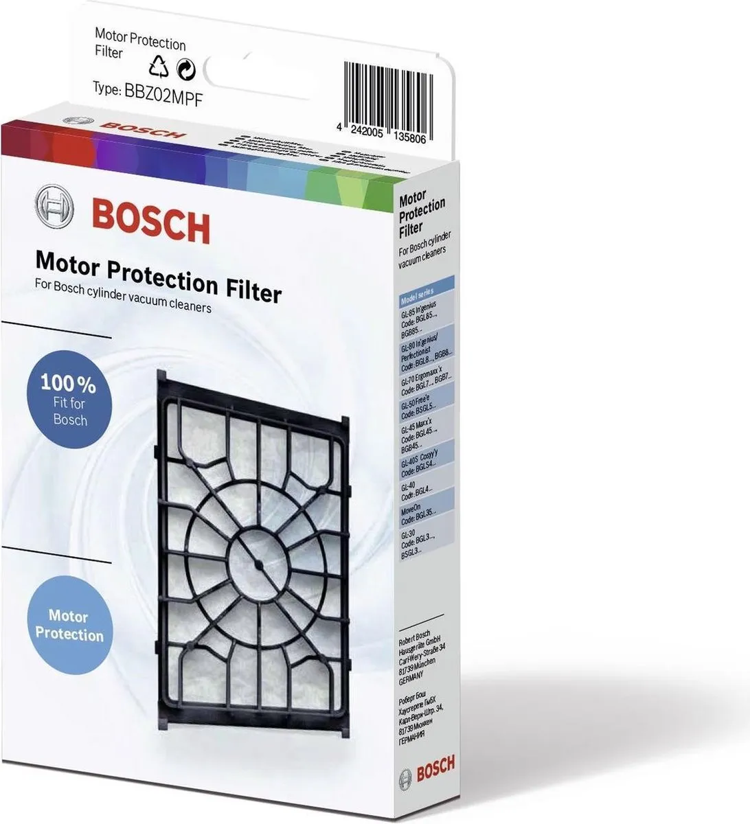 Bosch BBZ02MPF Motorfilter - o.a. Ultra/Optima Serie - afbeelding 6 van 6