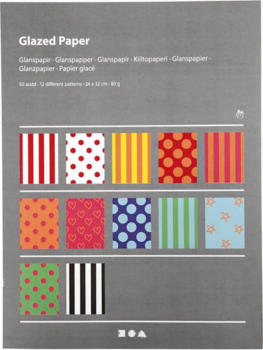 Creativ Company Glanspapier Bedrukt 24x32cm