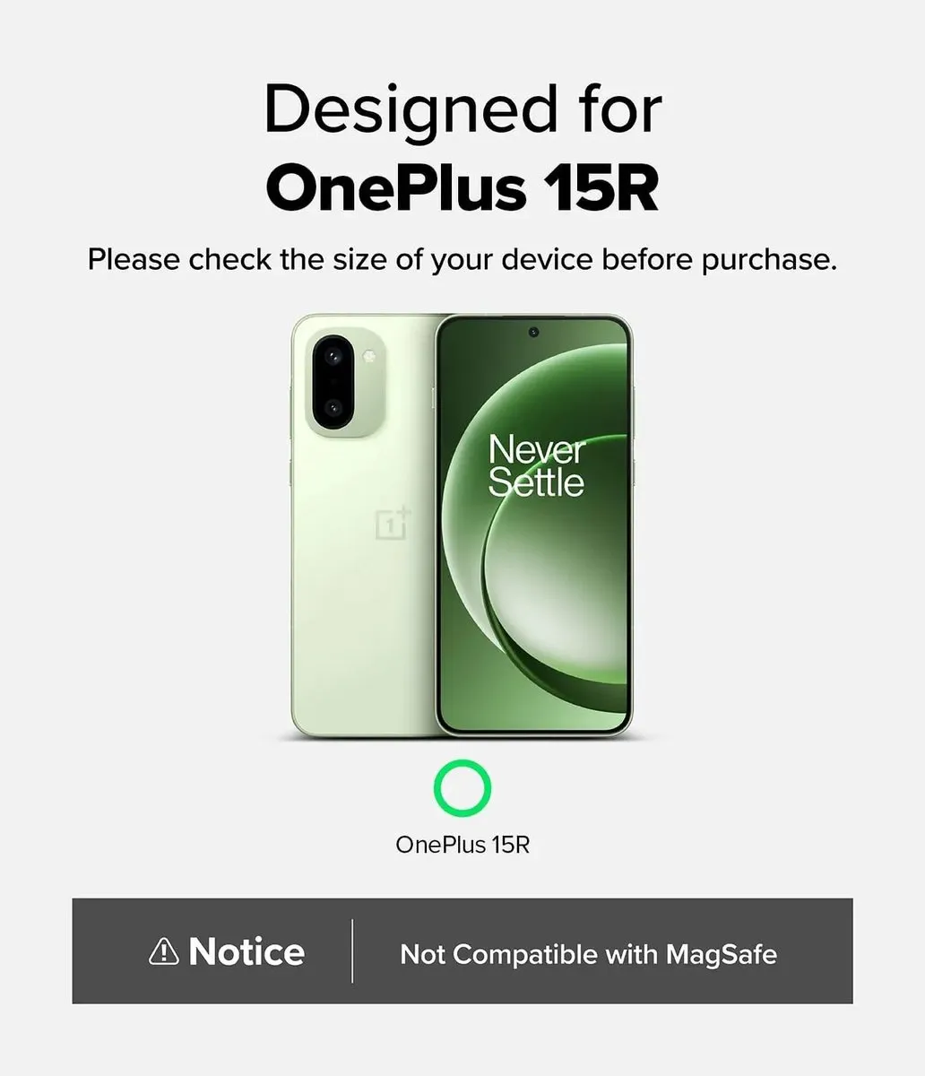 Ringke Fusion X Hoesje OnePlus 15R - Camo Zwart