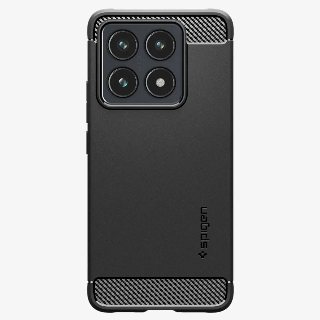 Spigen Rugged Armor ACS08858 Backcover - Xiaomi 14T Pro - Matte Black