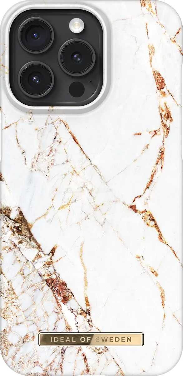iDeal of Sweden iPhone 15 Pro Max Backcover - Carrara Gold - IDFCMS-I2367P-46