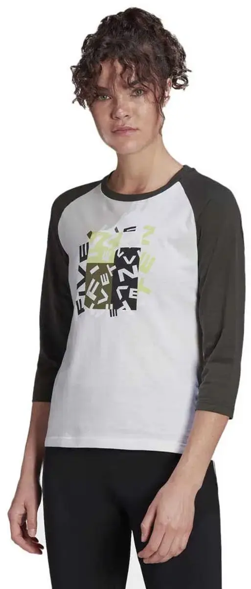 adidas Five Ten Graphic Dames T-shirt - Wit XS - afbeelding 3 van 6