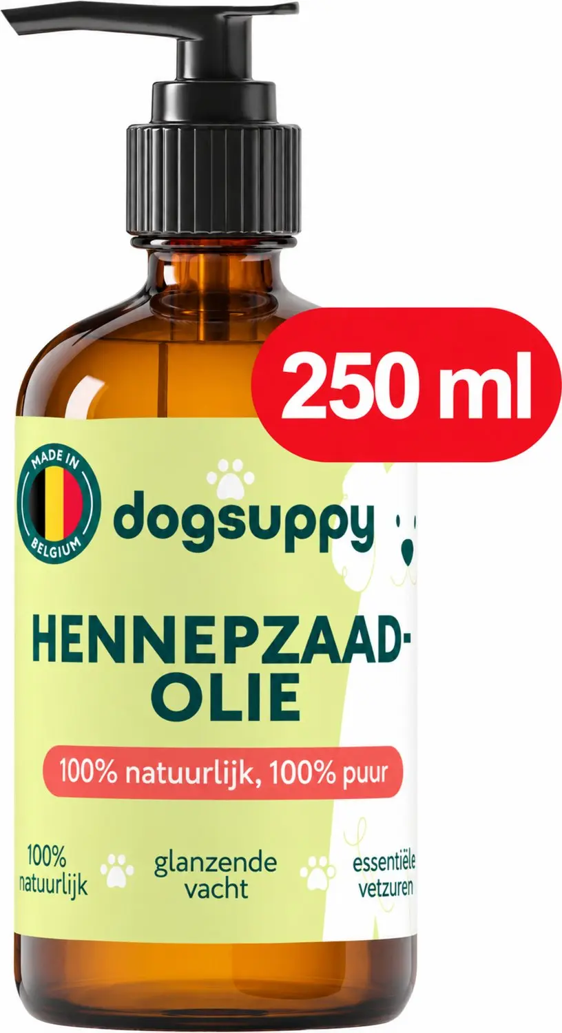 DogSuppy Hennepzaadolie Hond 250ml