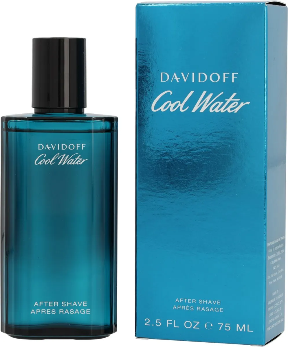 Davidoff Cool Water Aftershave Splash 75ml - afbeelding 6 van 6