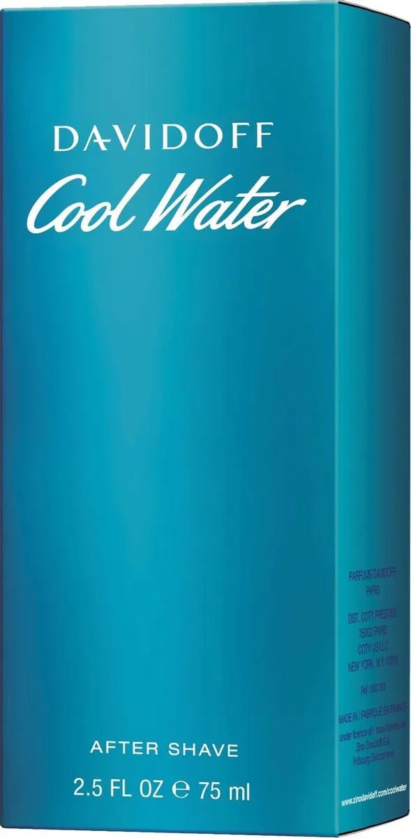 Davidoff Cool Water Aftershave Splash 75ml
