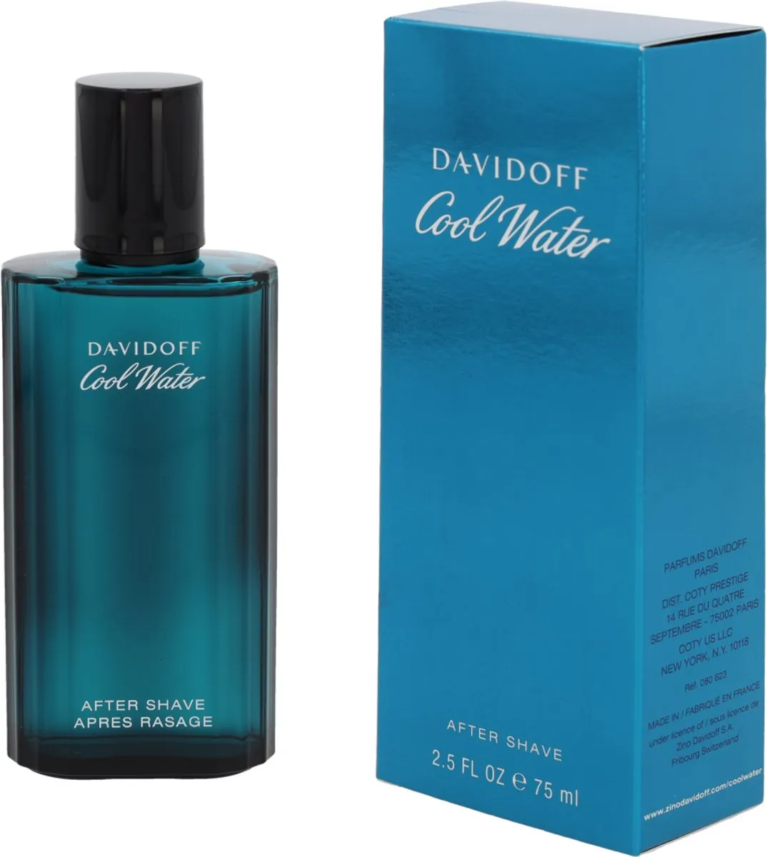 Davidoff Cool Water Aftershave Splash 75ml