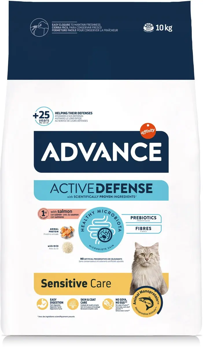 Advance Sensitive Salmon and Rice Kattenvoer