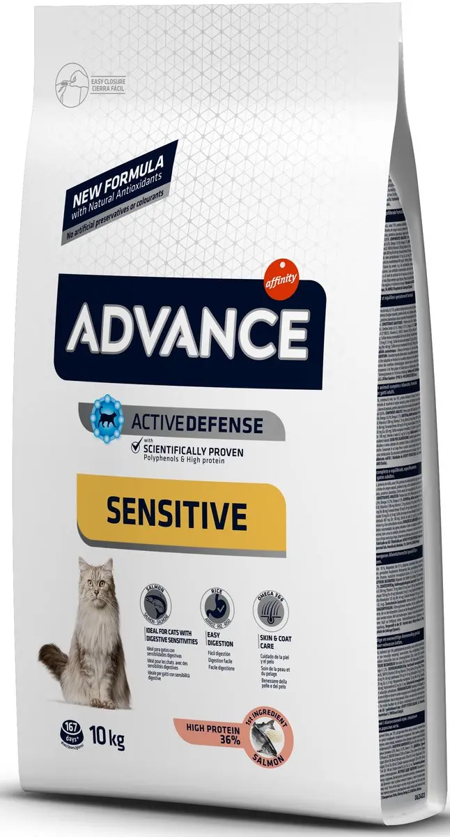 Advance Sensitive Salmon and Rice Kattenvoer - 2x10kg - afbeelding 6 van 6