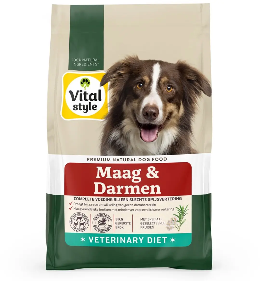 VITALstyle Maag & Darmen Hondenbrokken 3 kg