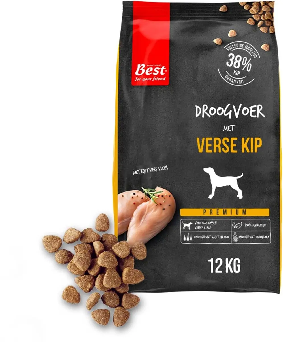 Best For Your Friend by Rosewood Hondenbrokken Kip 12 kg