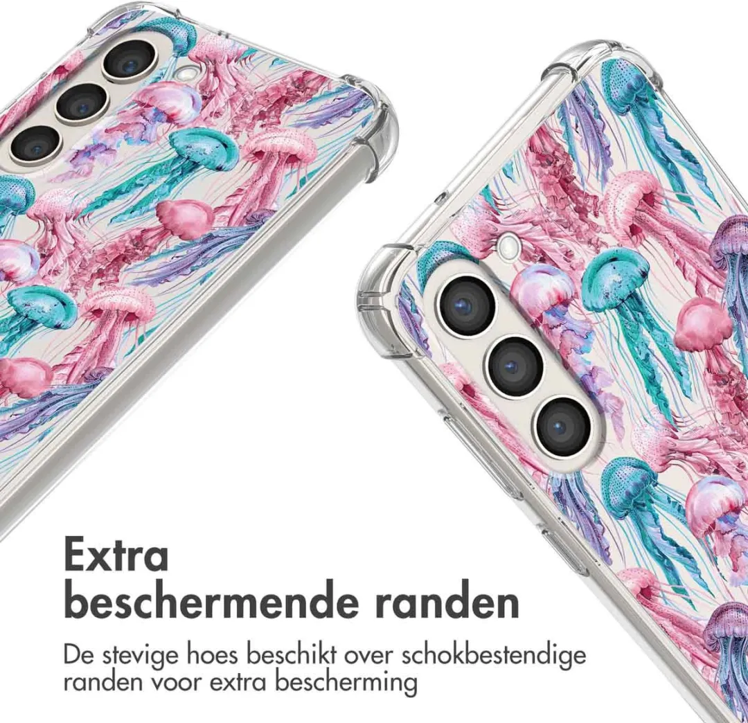 Imoshion Galaxy S23 Hoesje - Jellyfish Watercolor