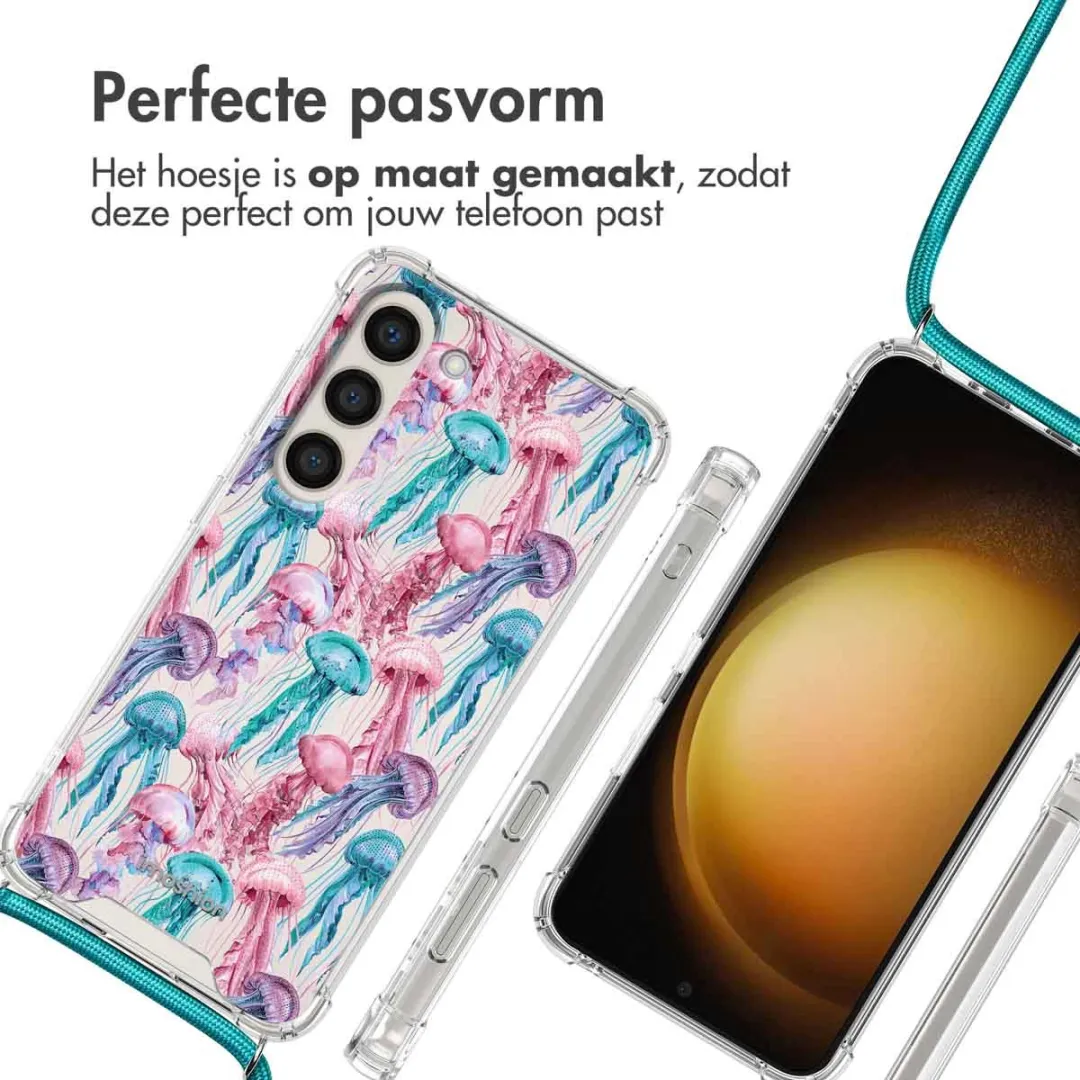 Imoshion Galaxy S23 Hoesje - Jellyfish Watercolor