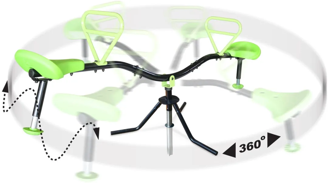 EXIT Toys Spinner Wipwap Groen/Zwart