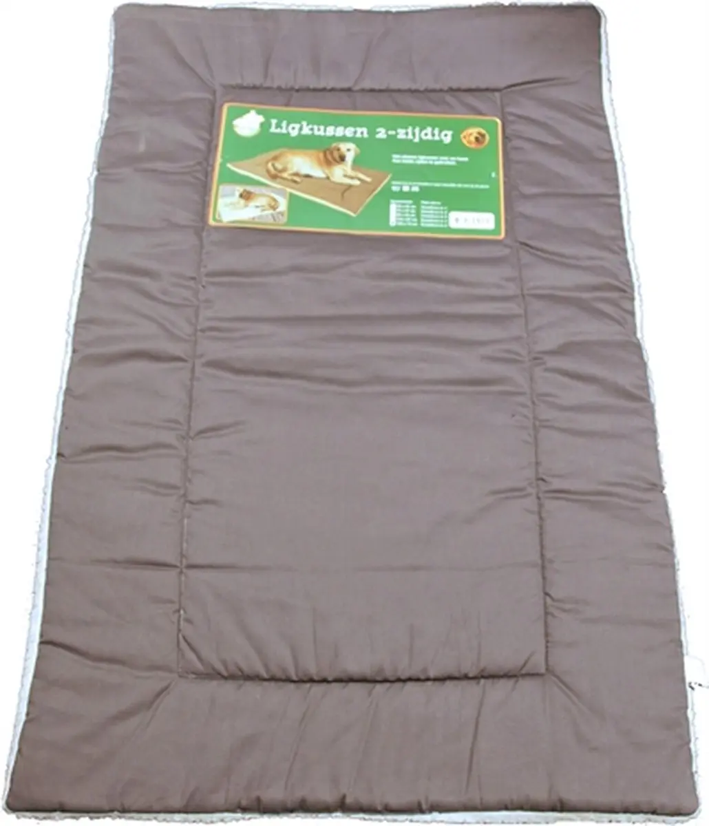 Boon Cozy Duo Ligkussen Hond 104x67cm - Grijs/Wit - afbeelding 2 van 3