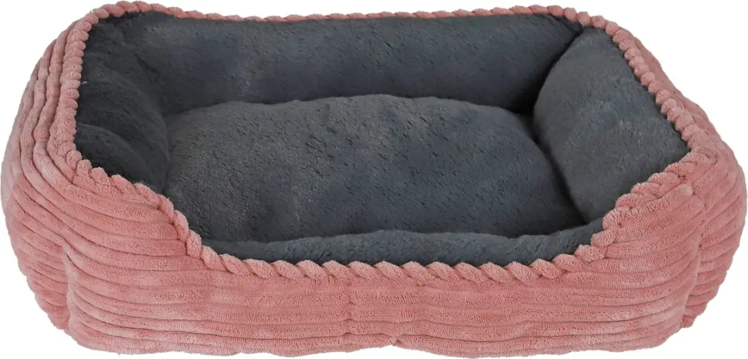Boon Divan Corduroy 50x40cm Roze/Grijs