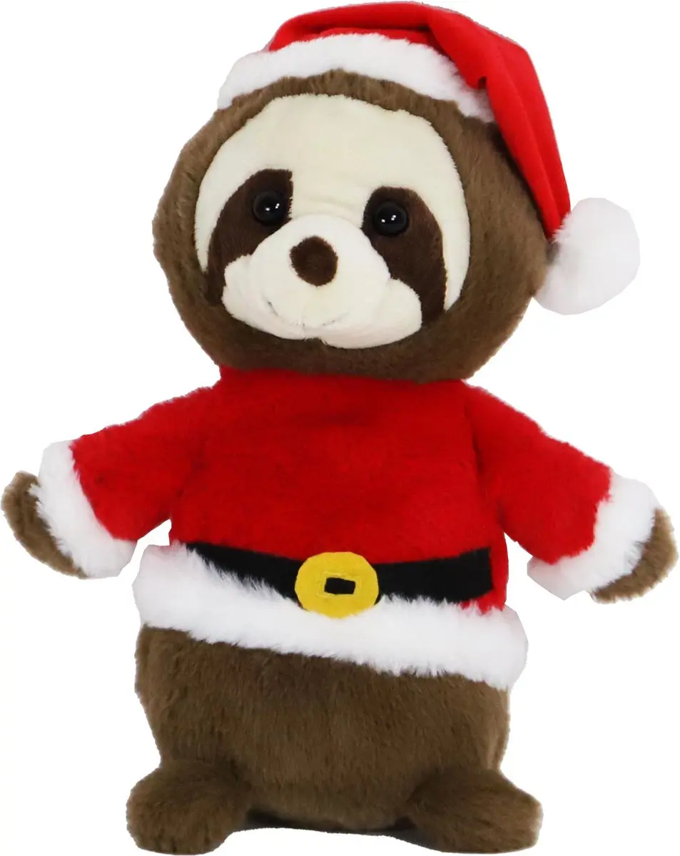 Boon Luiaard Pluche Met Kerstpak Bruin 32Cm