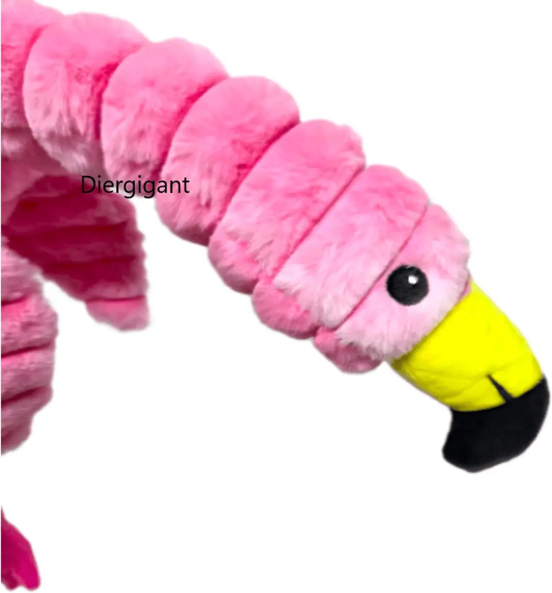 Boon Ferry de Flamingo Corduroy met Piep XXL 125cm - Roze - afbeelding 2 van 2