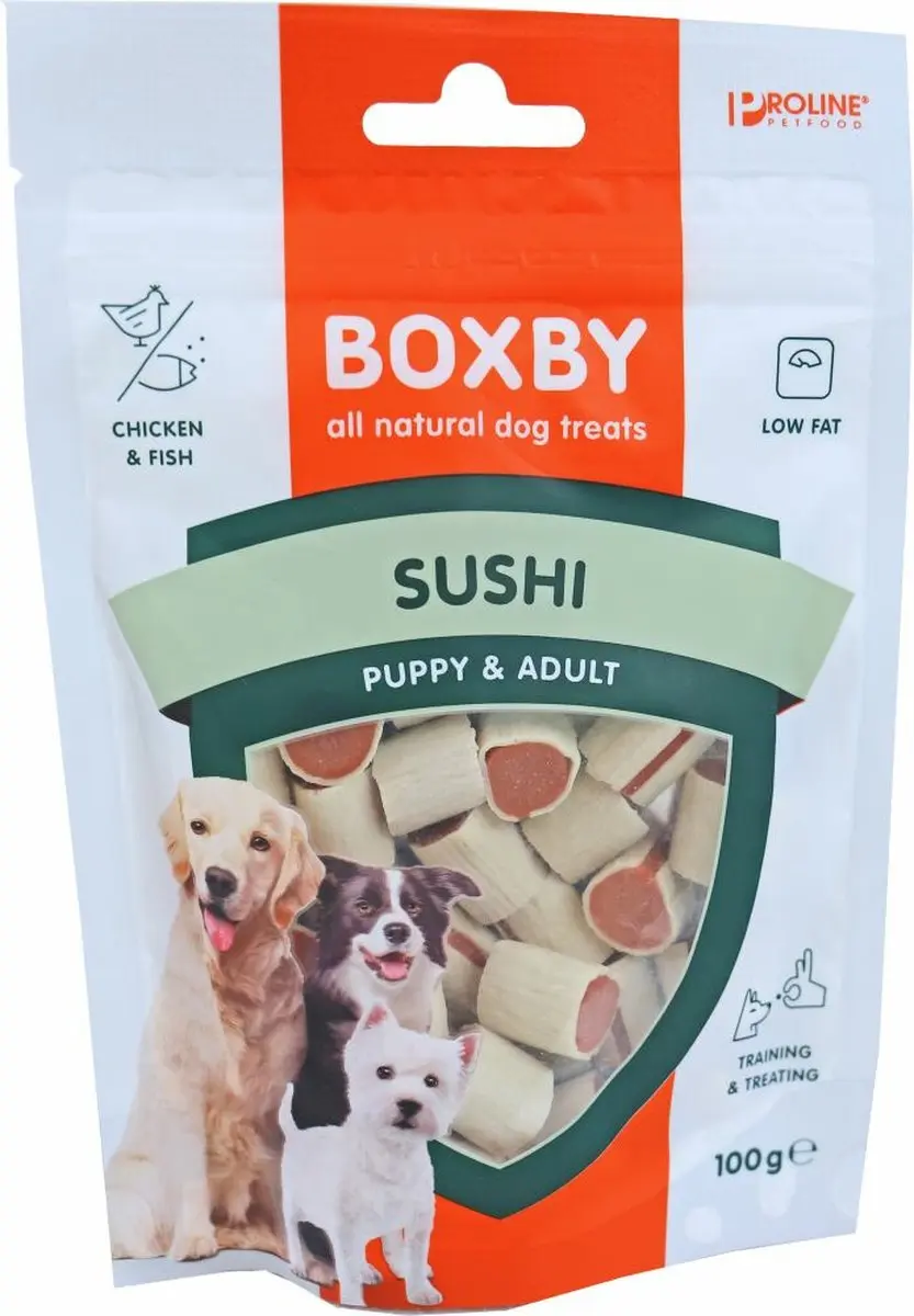 Proline Boxby Original Sushi Hondensnacks - 2x100g - afbeelding 5 van 6