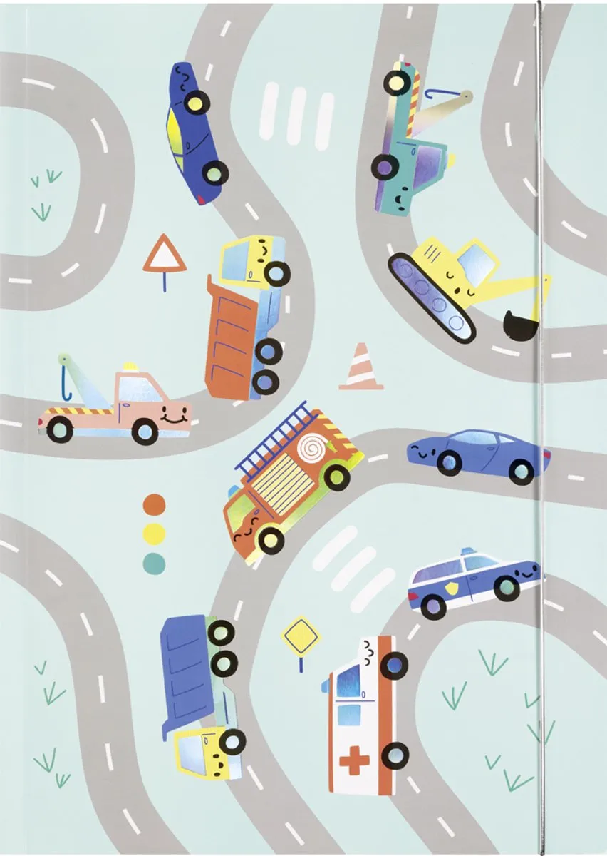 Folia Tekenmap HOTFOIL Colourful Pencils A3 - Roze