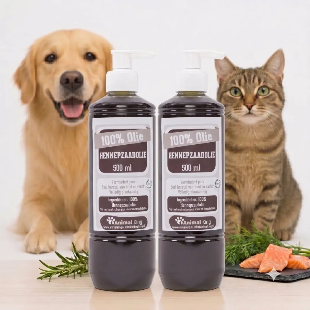 Hennepzaadolie voor Honden en Katten