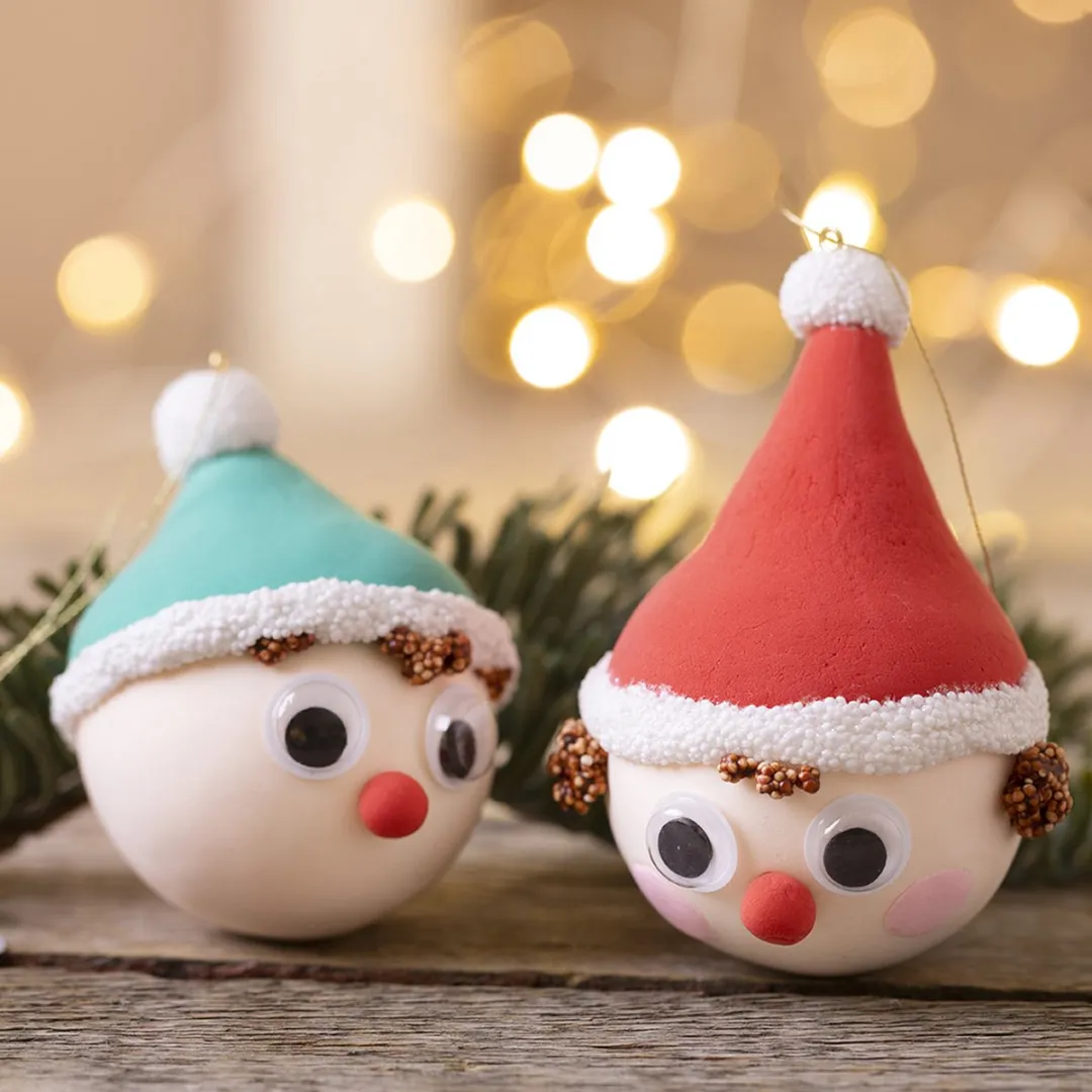 Creativ Company Mini Hobbyset Kerstballen Kabouters - Multicolor