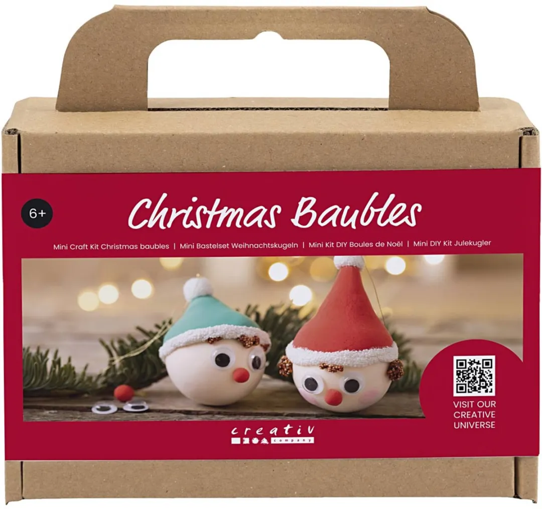 Creativ Company Mini Hobbyset Kerstballen Kabouters