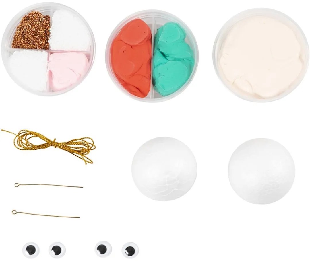 Creativ Company Mini Hobbyset Kerstballen Kabouters - Multicolor