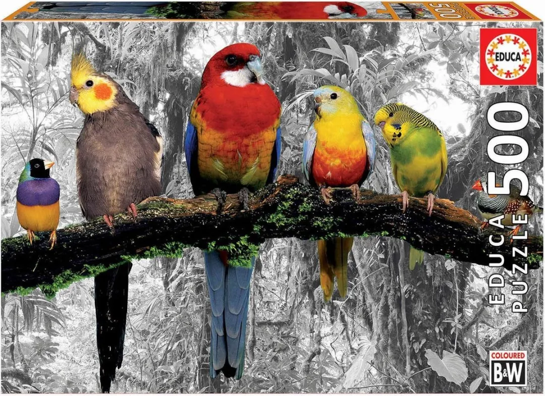 Educa Birds on the Jungle Puzzel 500 Stuks