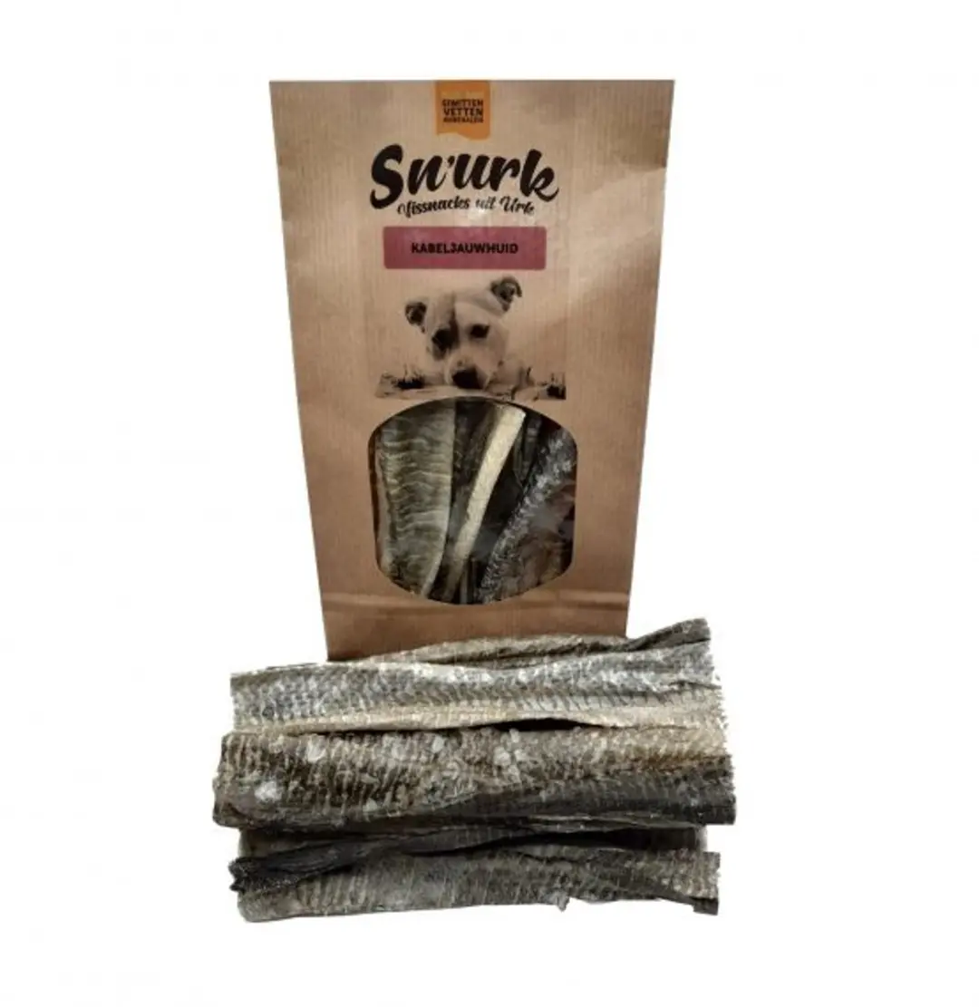 Sn'urk Kabeljauwhuid Hondensnack - 75g - afbeelding 5 van 5