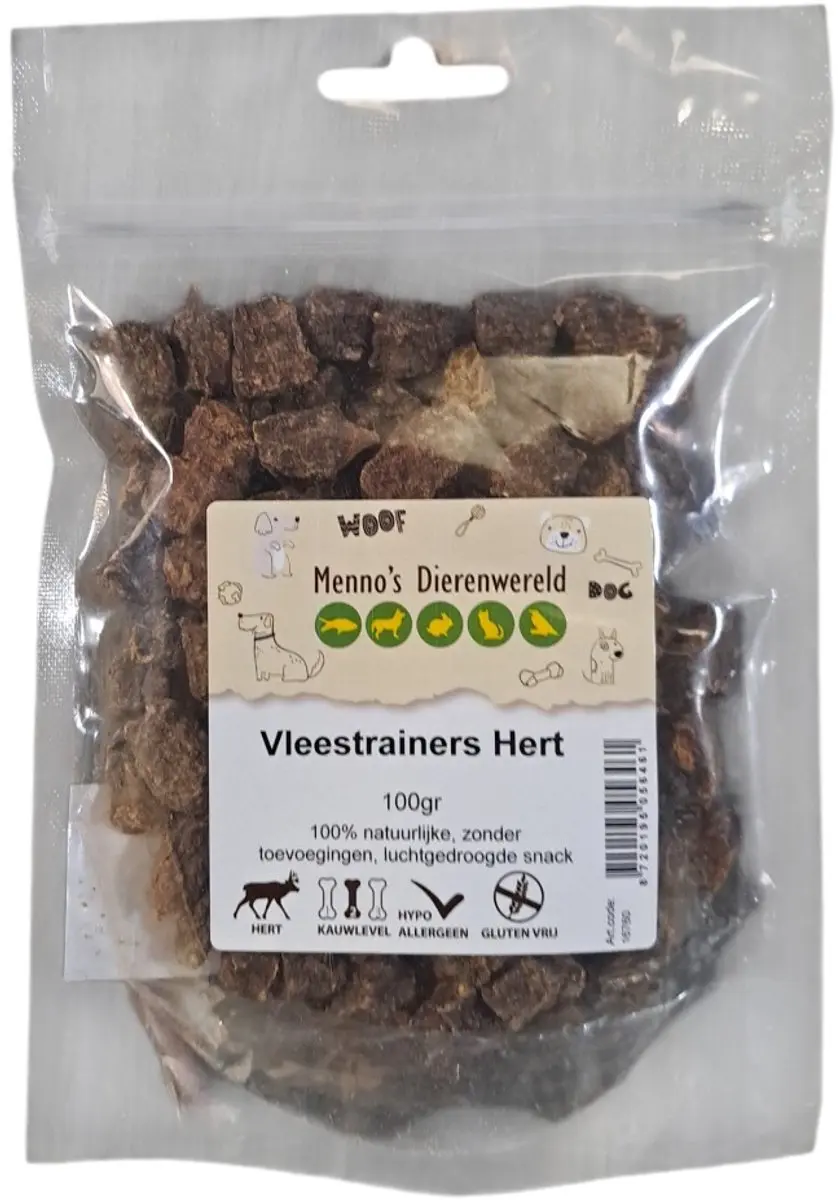 Zoolekker Vleestrainers hert 100 g