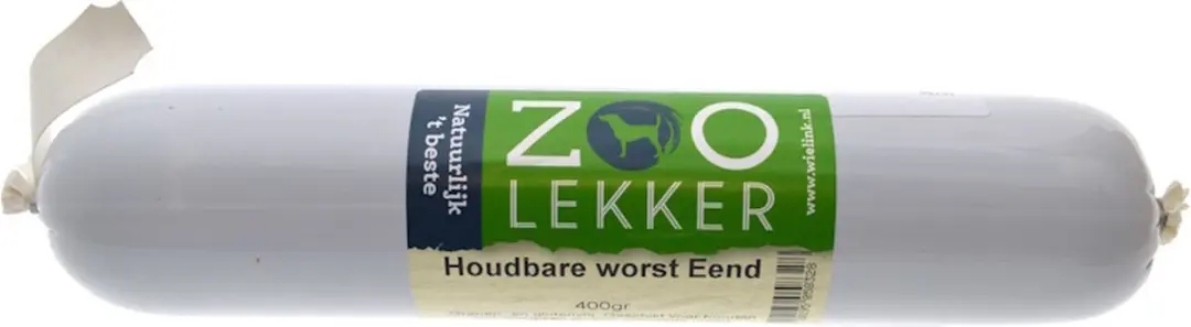 Zoolekker Houdbare Worst Eend 400 gram