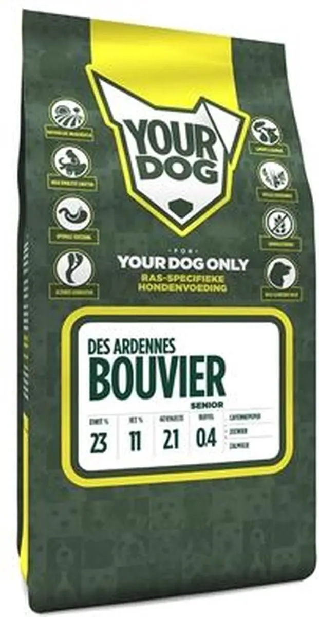 Yourdog Bouvier des Ardennes Hondenbrokken Senior - 12kg - afbeelding 2 van 4