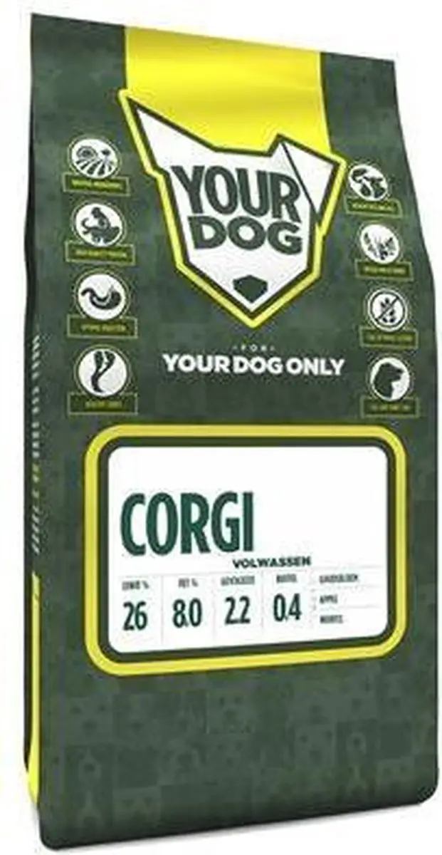 Yourdog Corgi Hondenbrokken Volwassen - 12 kg - afbeelding 2 van 3