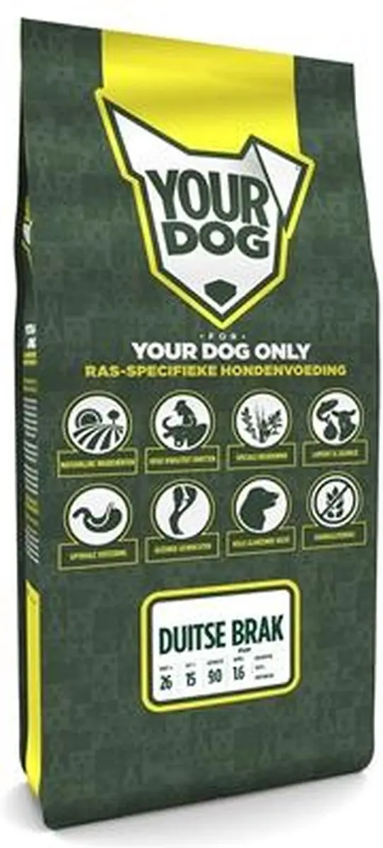Yourdog Duitse Brak Pup Hondenbrokken 12 kg - afbeelding 2 van 4