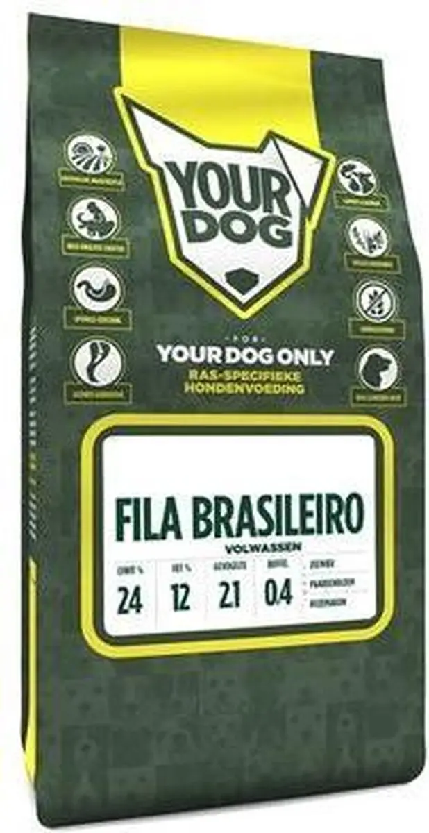 Yourdog Fila Brasileiro Hondenbrokken Volwassen - 12kg - afbeelding 2 van 2
