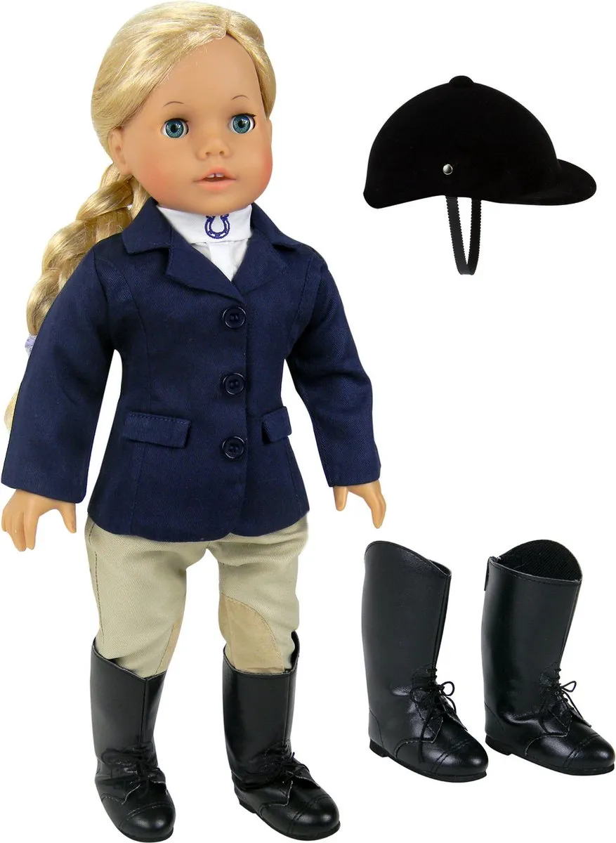 Sophia's by Teamson Kids Paardrijden outfit voor poppen - Ruiter kleding - 3+ jaar
