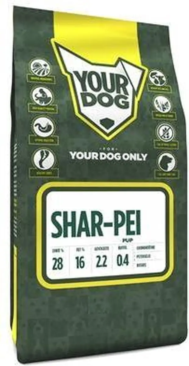 Yourdog Shar-pei Pup Hondenbrokken 12kg - afbeelding 2 van 3