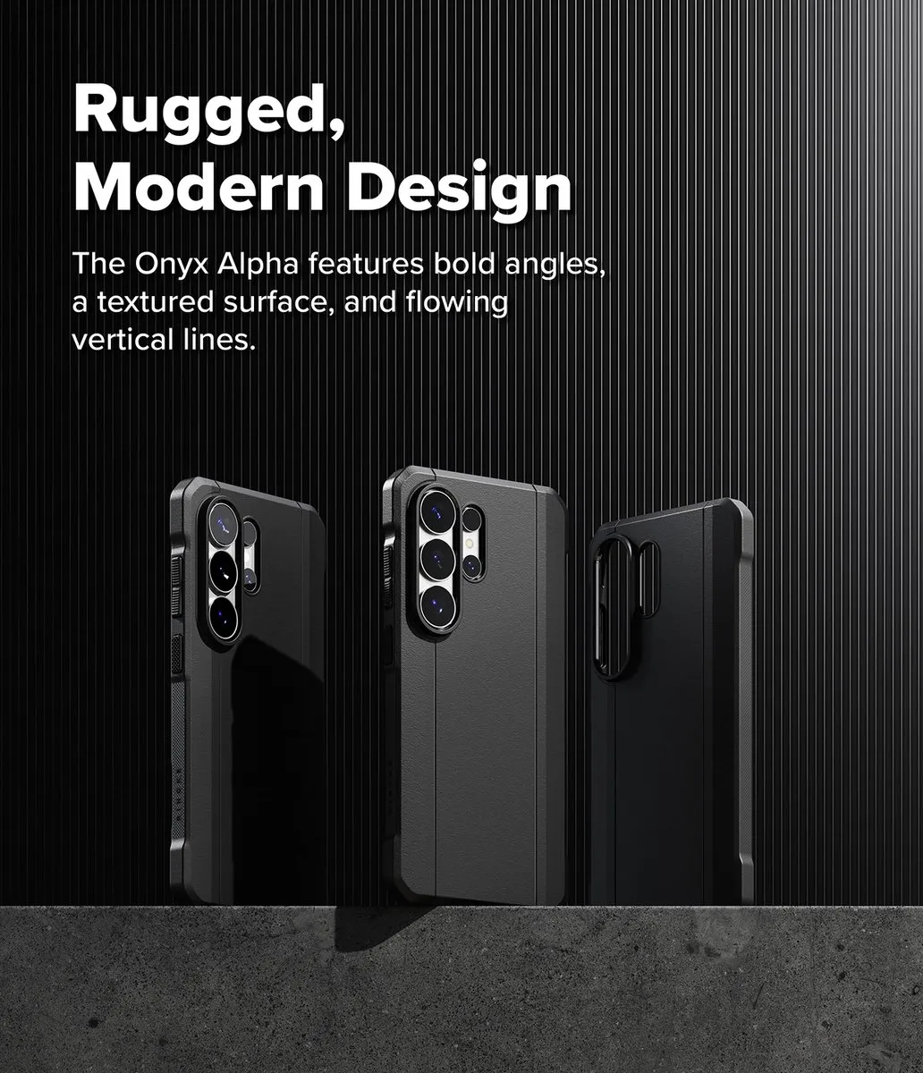 Ringke Onyx Alpha Magnetic Hoesje - Samsung Galaxy S26 Ultra - Zwart