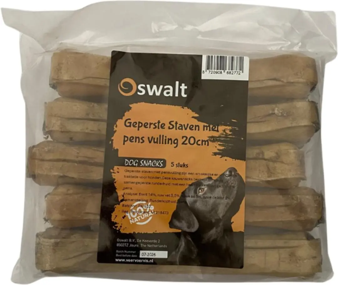 Oswalt Geperste staven XL 20cm