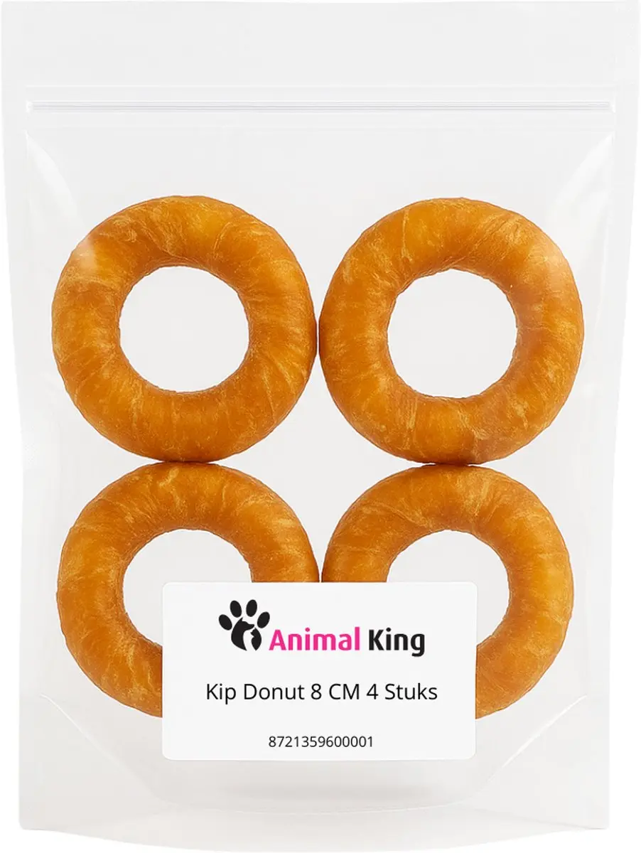 Animal King Kip Donut voor Honden