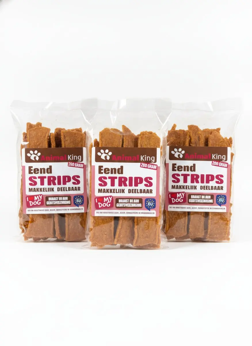 animalking Eend Strips Hondensnack