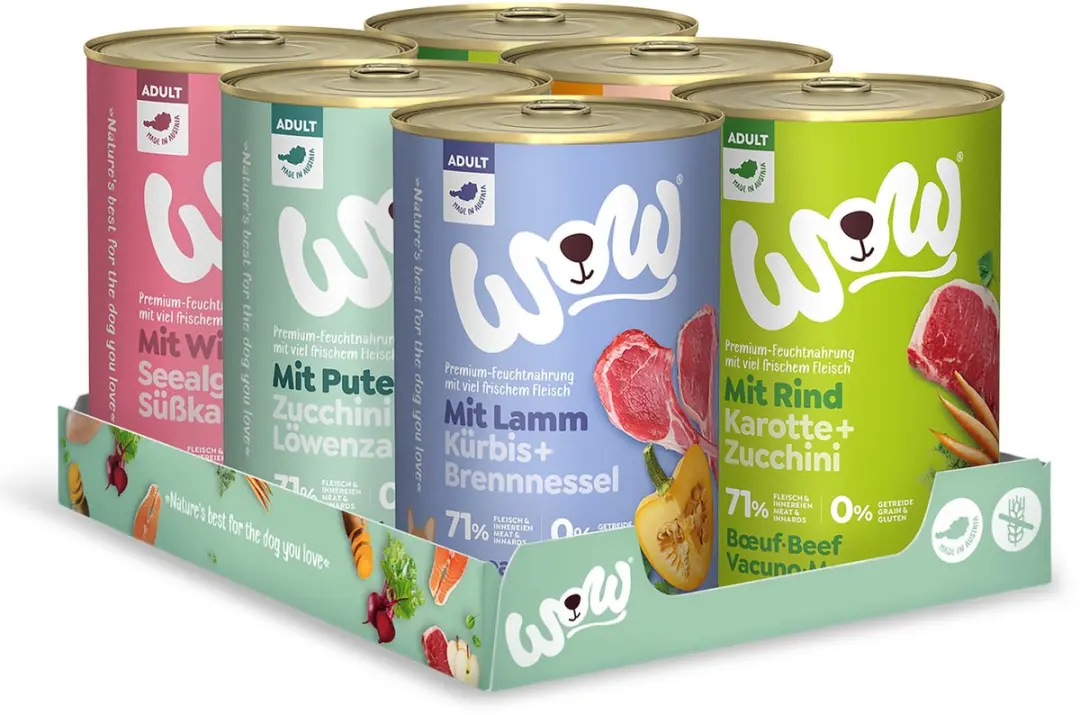 WOW Adult Mixpack nat hondenvoer