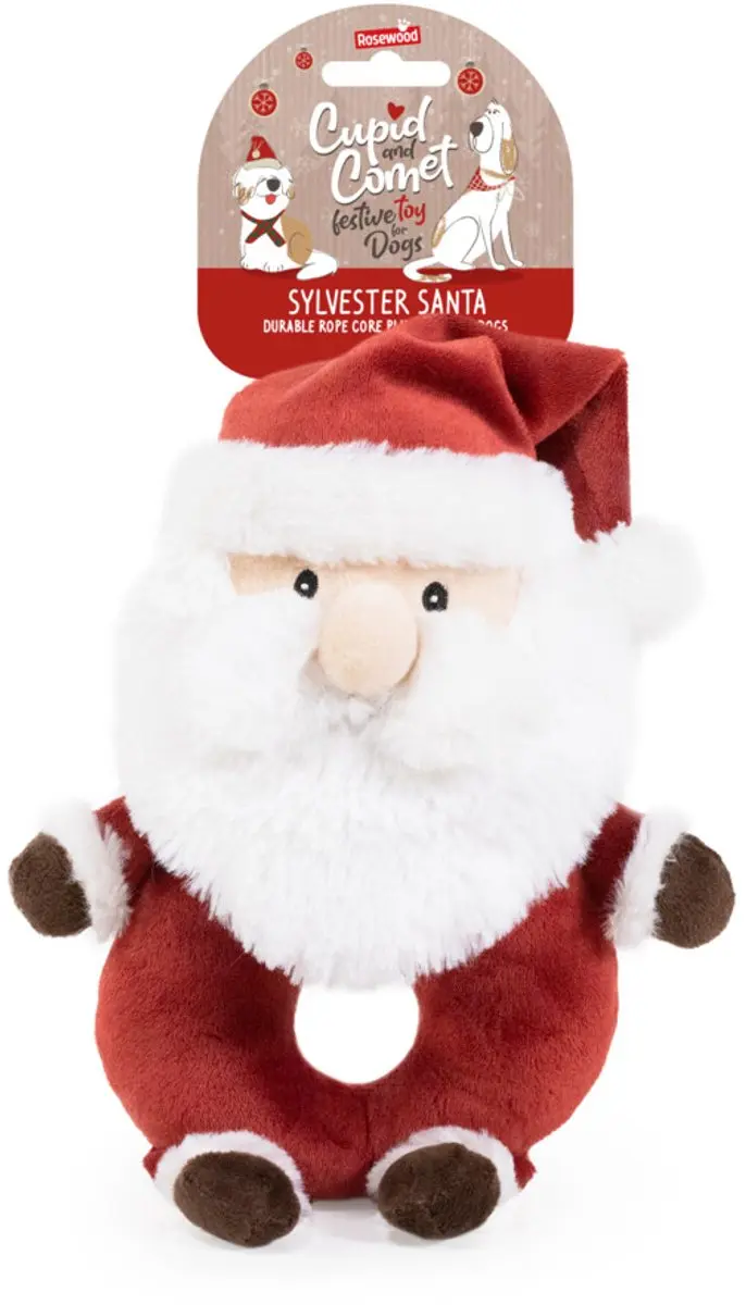 Sylvester Santa Hondenspeelgoed - afbeelding 2 van 2