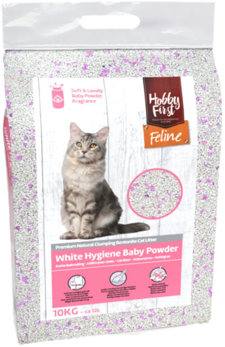 HobbyFirst White Hygiene Baby Powder kattenbakvulling