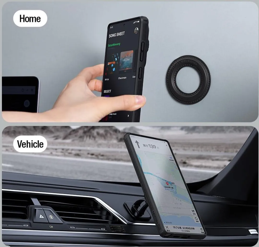 Nillkin CamShield Prop Magnetic Hoesje Samsung Galaxy S25 Ultra - Zwart
