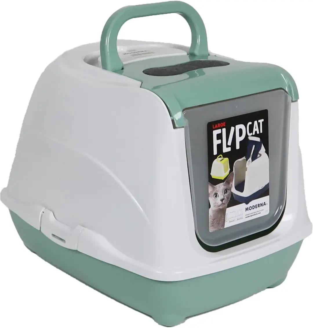 Boon Flipcat Kattentoilet - Mint Groen 50cm - afbeelding 5 van 5