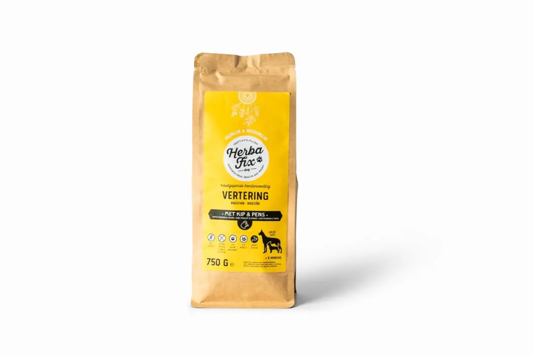 Herbafix Vertering met kip & pens 0,75 kg
