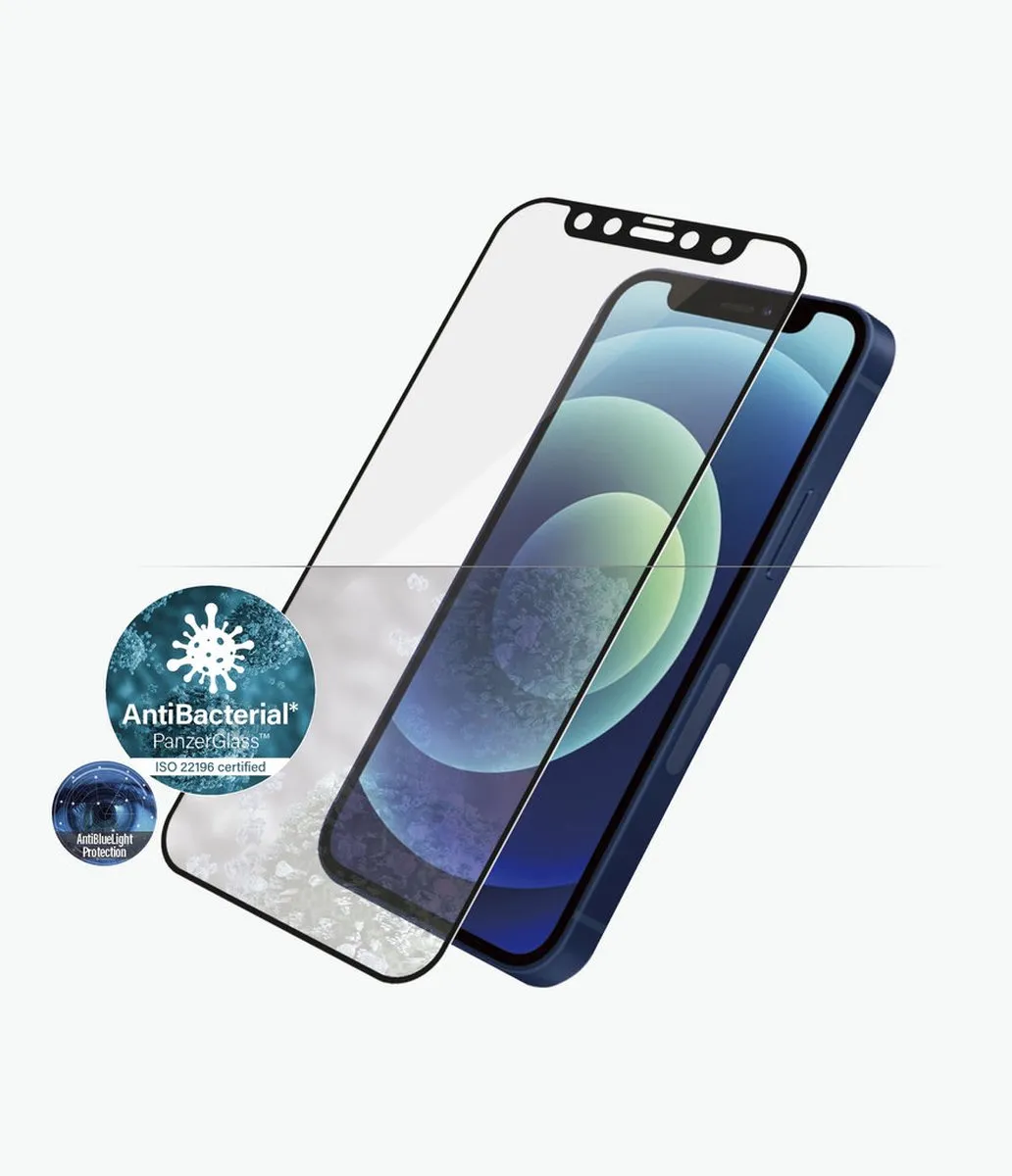 PanzerGlass PZ-2710 Screenprotector iPhone 12 Mini - Zwart